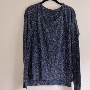 Rag & Bone knit sweater navy with rib hem Xs